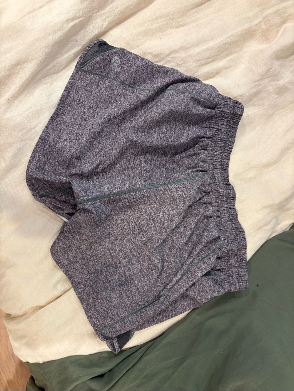 lululemon athletica Women's Heather Gray Athletic Shorts